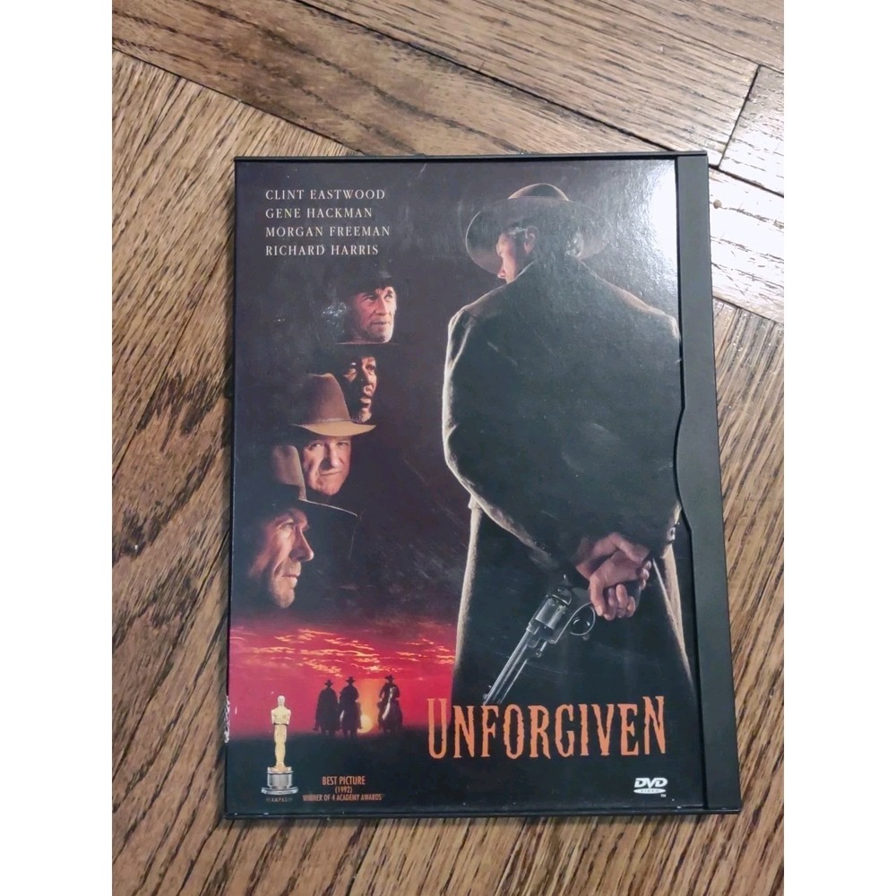 Unforgiven DVD 1992 Clint Eastwood Gene Hackman Widescreen Full‎ Screen 12531